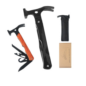 FZ-1 Hammer Outdoor Multi-Functional Camping Tactical Knife Mountain-Cutting Firewood Axe Camping Outdoor Tool UD408852